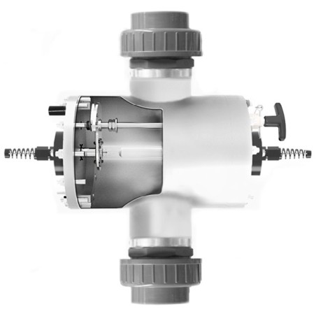 Ультрафіолетова установка LIfetech Charm (9 м3/год, DN60, 0.4 кВт), ручна очистка
